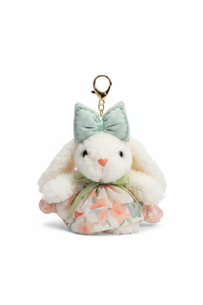 Pastel Bunny Bag Charm & Keychain π°π