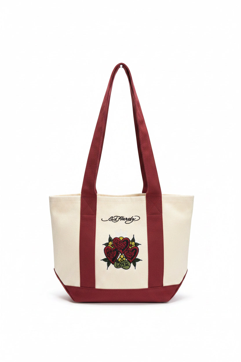 Ed Hardy Strawberry Canvas Tote Bag 🍓
