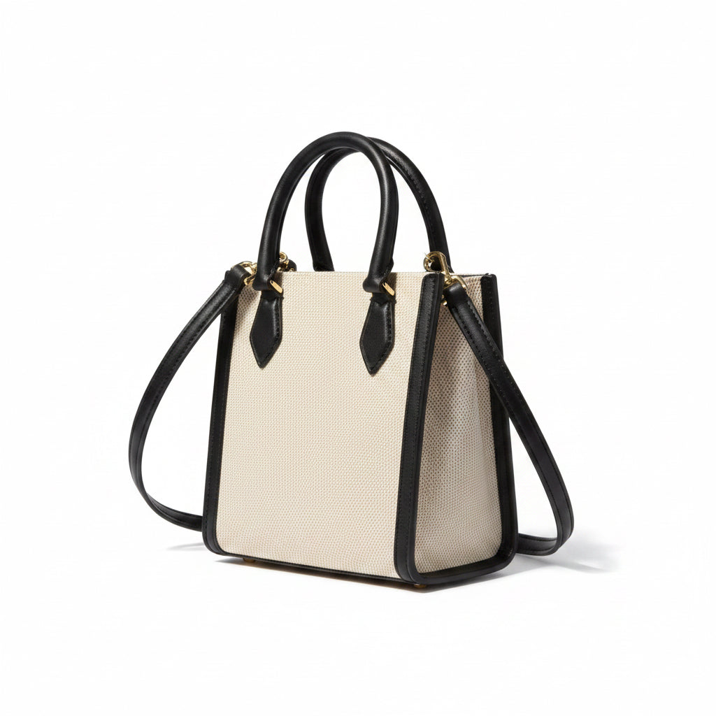 Kate Spade New York Canvas Mini Tote Crossbody Bag